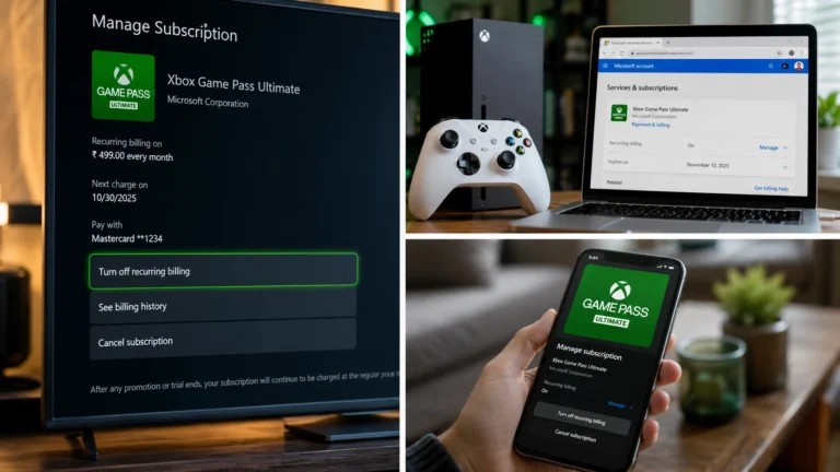 How to Cancel Xbox Game Pass