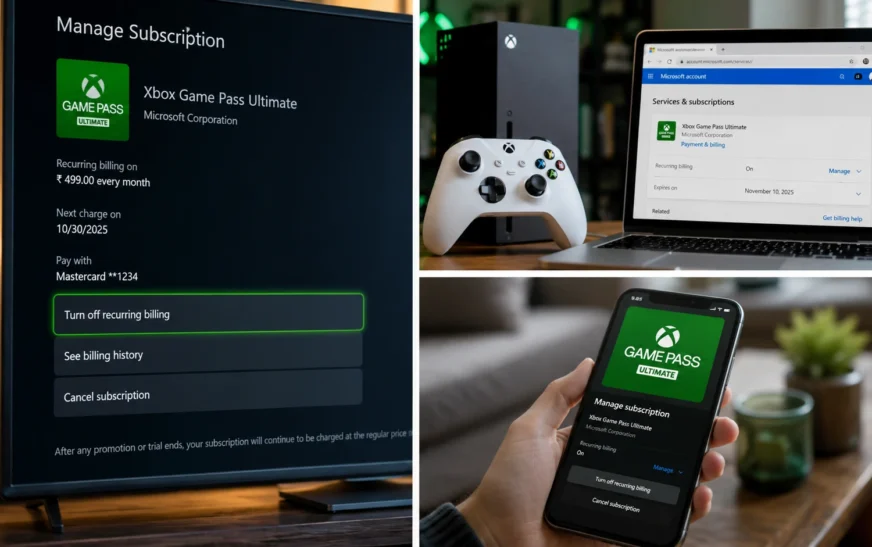 How to Cancel Xbox Game Pass