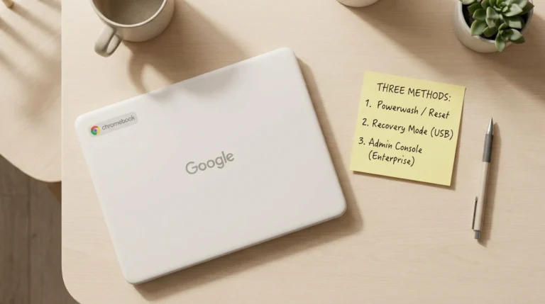 Convertible Chromebook folding into tablet mode where keyboard and trackpad turn off automatically