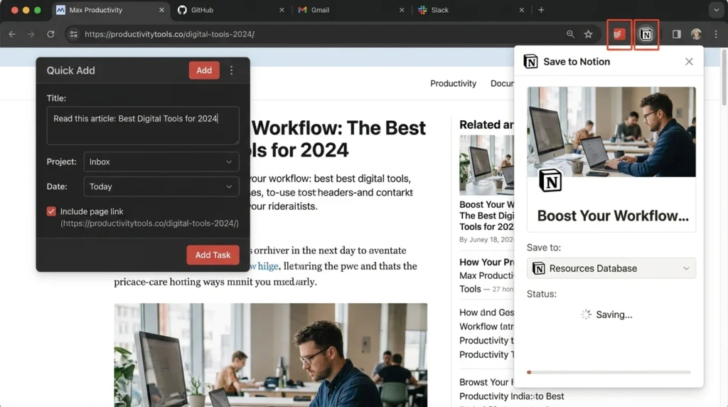 best productivity Chromeextension
Notion.
