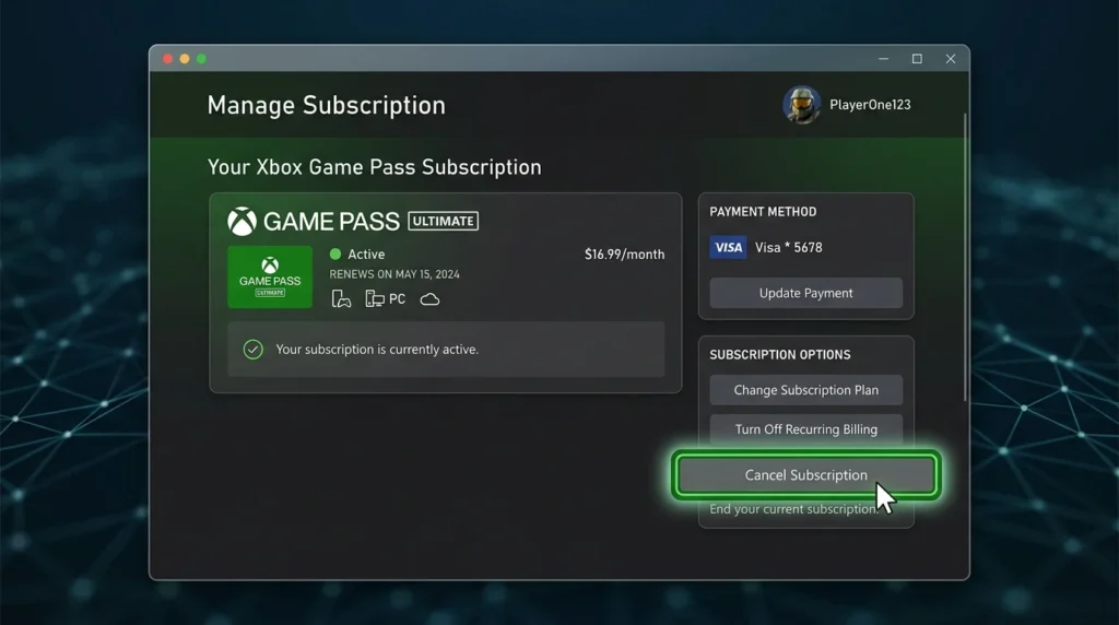 How to Cancel Xbox Game Pass