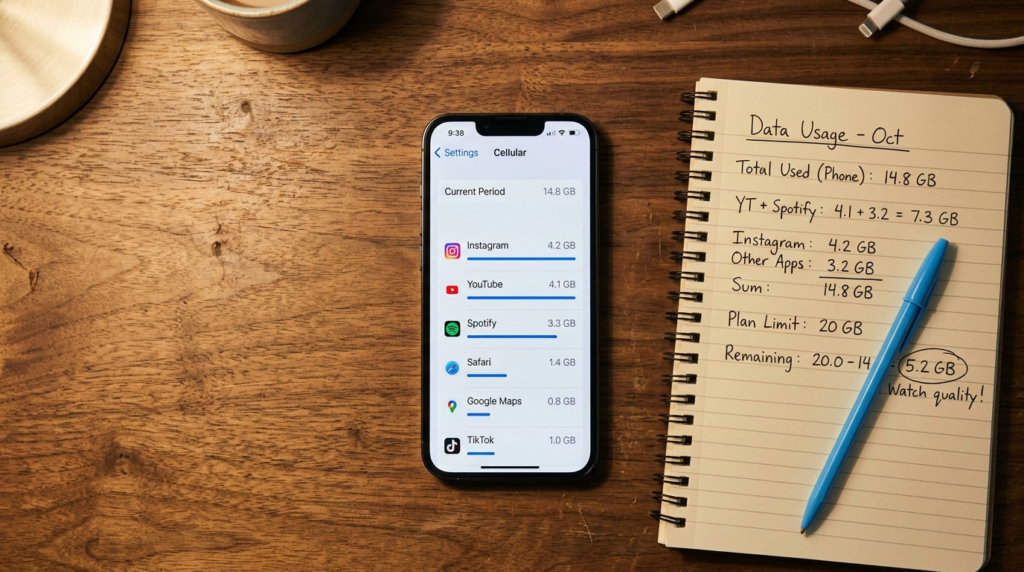 how much data do I need per month
