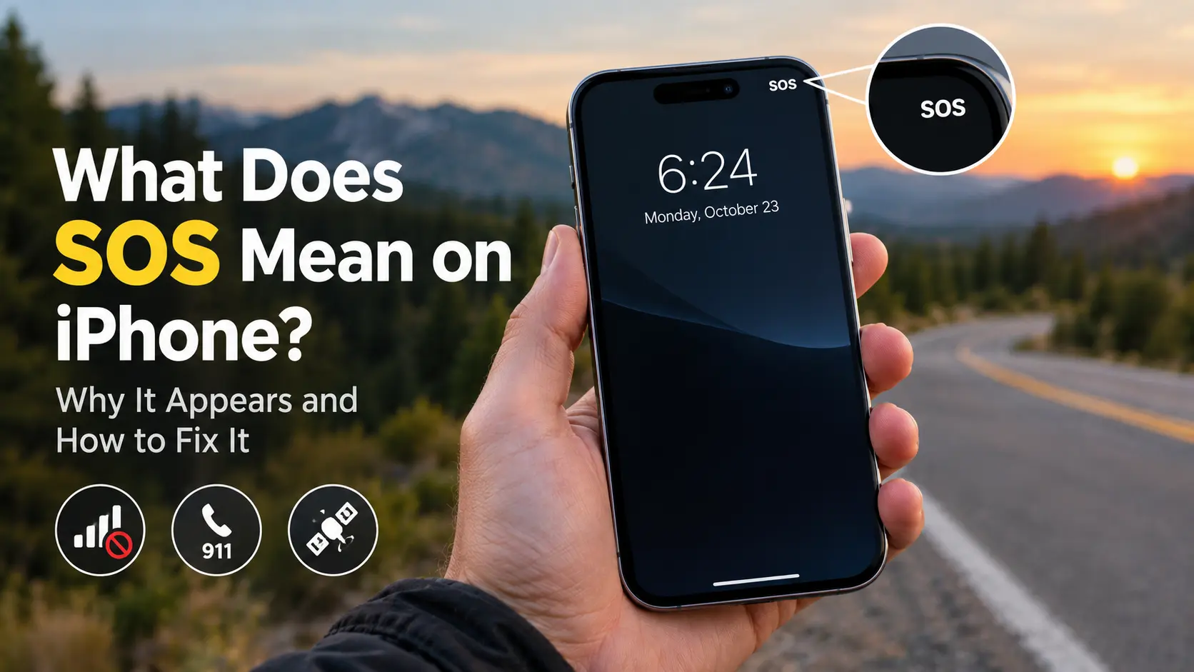 What Does SOS Mean on iPhone? Why It Appears and How to Fix It